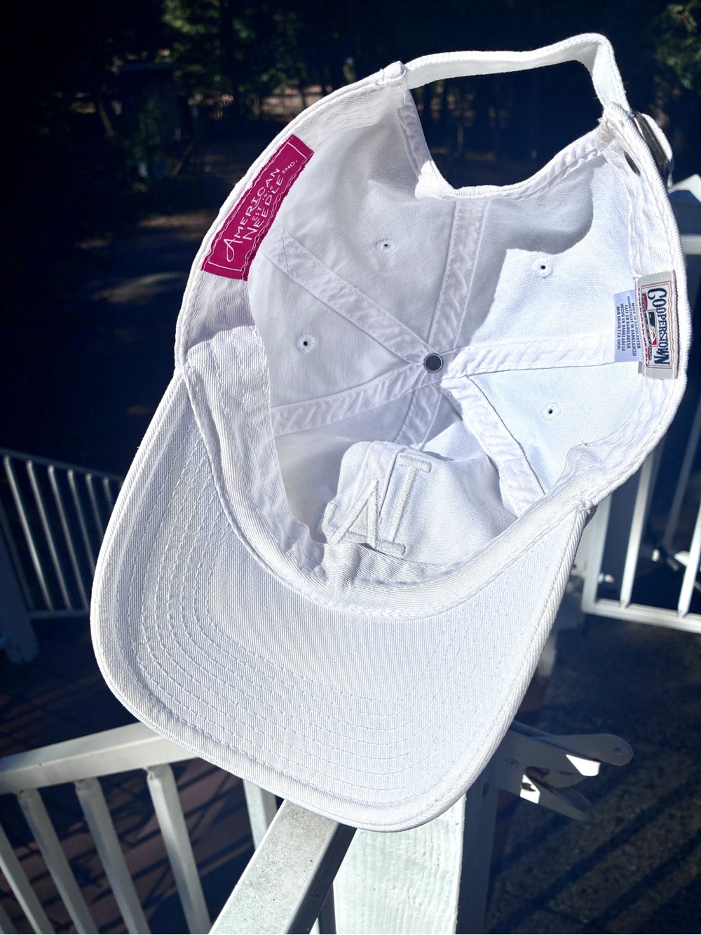 Unisex Adult American Needle Cooperstown MLB LA Dodgers Baseball Cap in White - Picture 4 of 5
